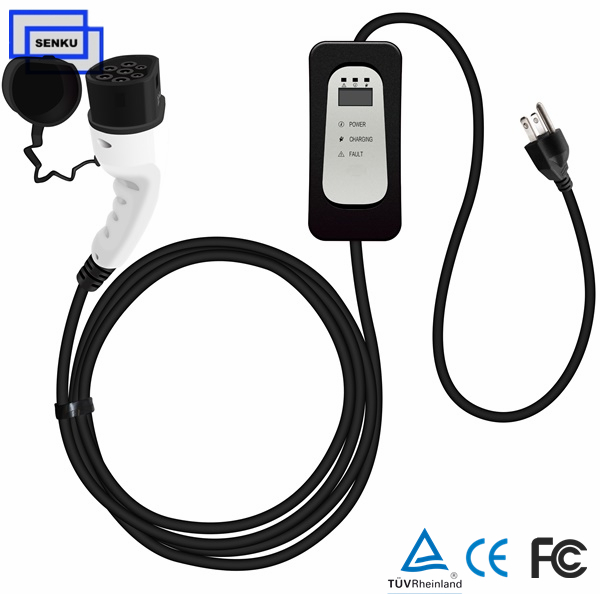 Type2 13A Mode2 Home Portable EVSE EV Charger