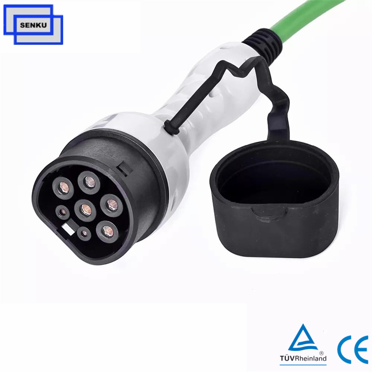 Current Adjustable Type2 32A Portable EV Charger