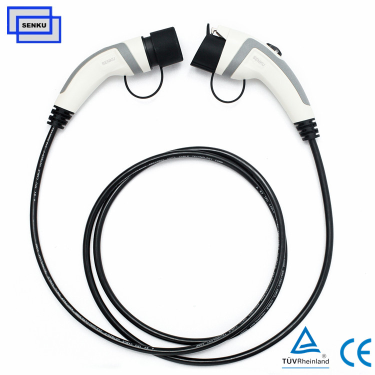 1 phase 16A Type 1 to Type 2 Mode3 Cable Charger