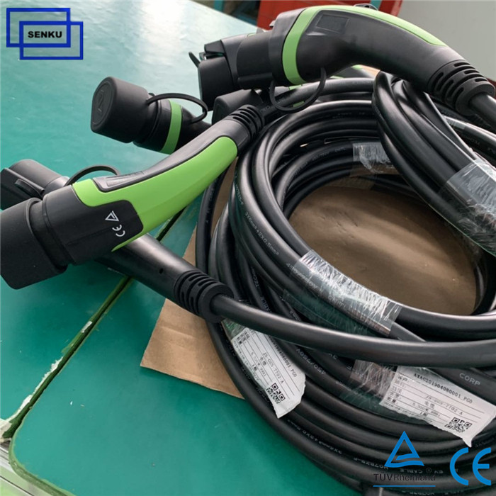 1 phase 32A Type 2 to  Type 2 Mode3 Cable Charger