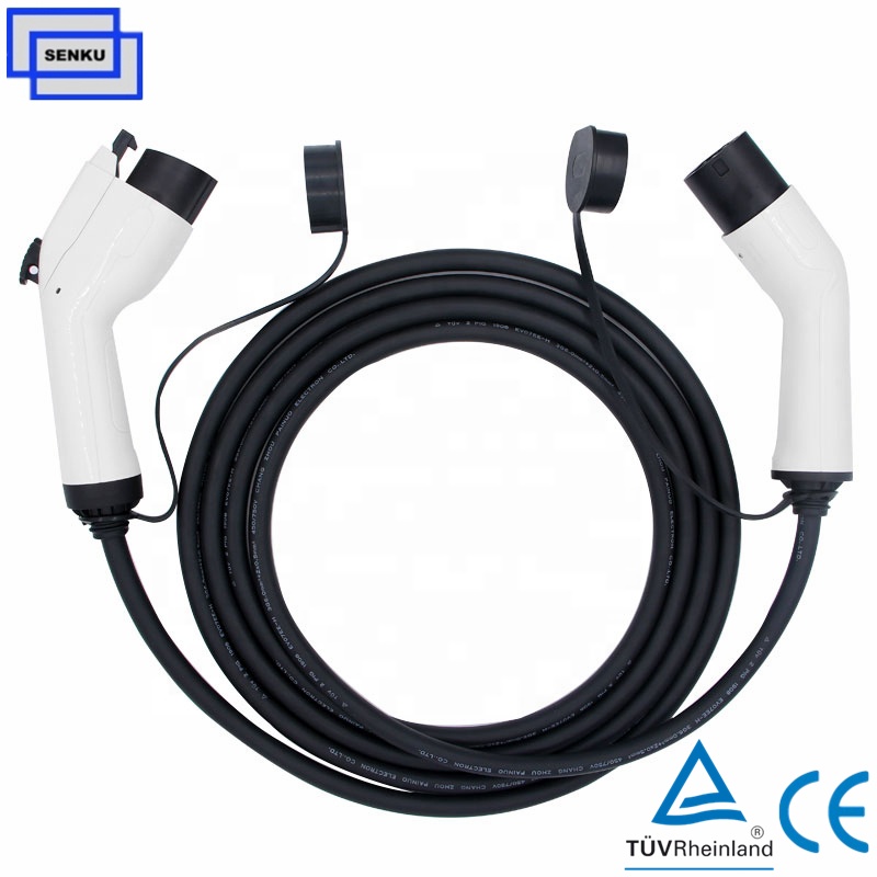 SAE JI772 Type1 to IEC 62196 Type2 ev charging cable