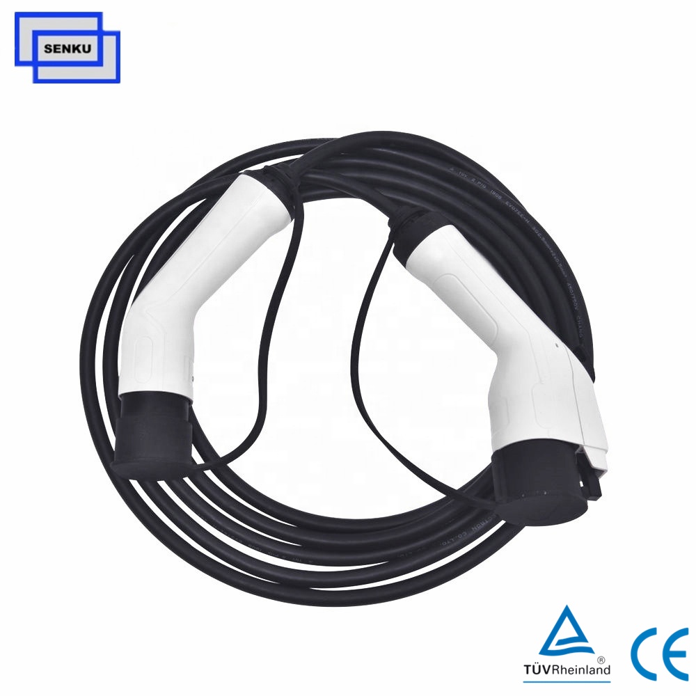 SAE JI772 Type1 to IEC 62196 Type2 ev charging cable