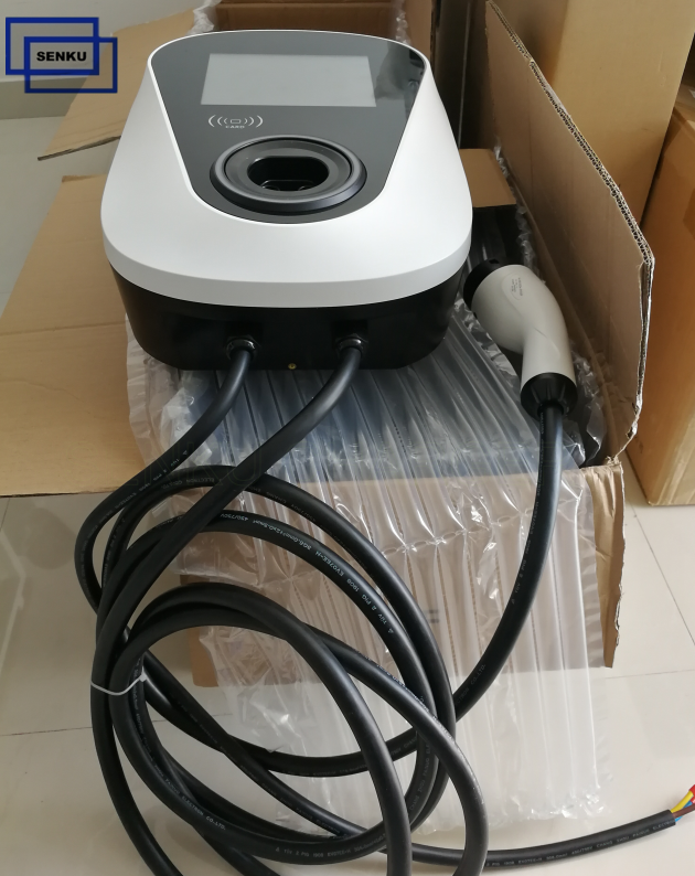 Type1 32A Wallbox Charger 8inch Screen