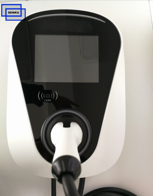 Type2 32A Wallbox Charger 8inch Screen