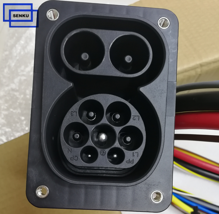 Combo 2 Socket for Vehicle Side with Charging Cable