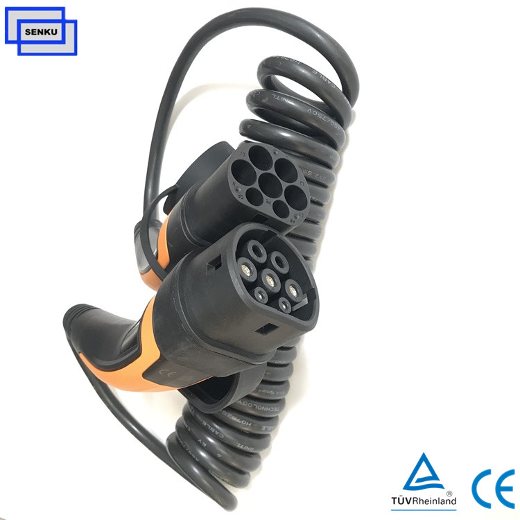 1 phase 16A Type 2 to  Type 2 Mode3 Cable Charger