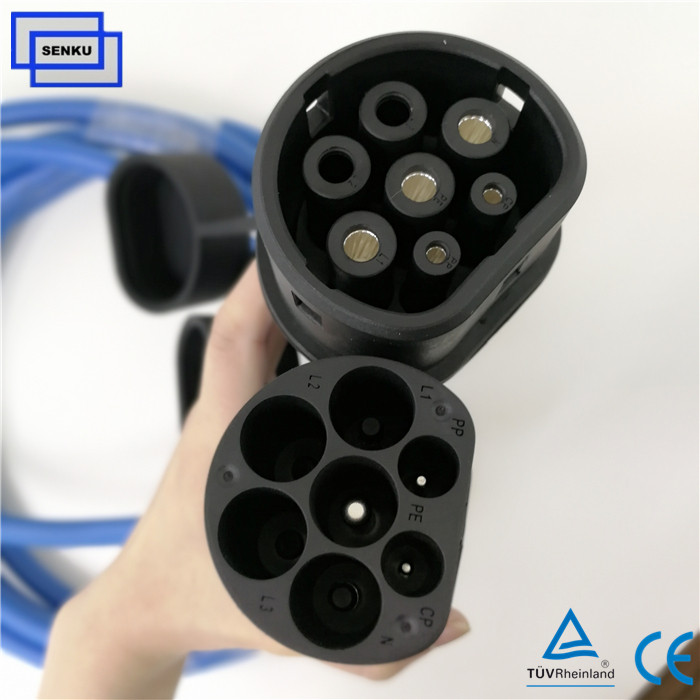 1 phase 32A Type 2 to  Type 2 Mode3 Cable Charger