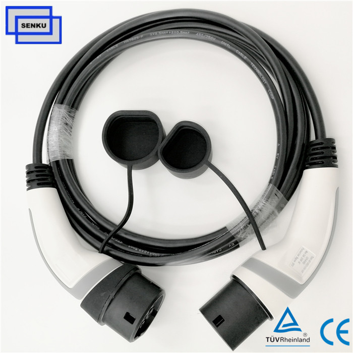 3 phase 32A Type 2 to  Type 2 Mode3 Cable Charger