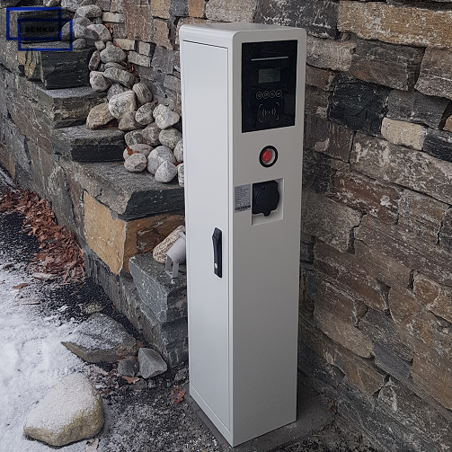 Public Dual 22KW Type 2 Iec 62196 Socket 44KW Ocpp1.6 EV Charger