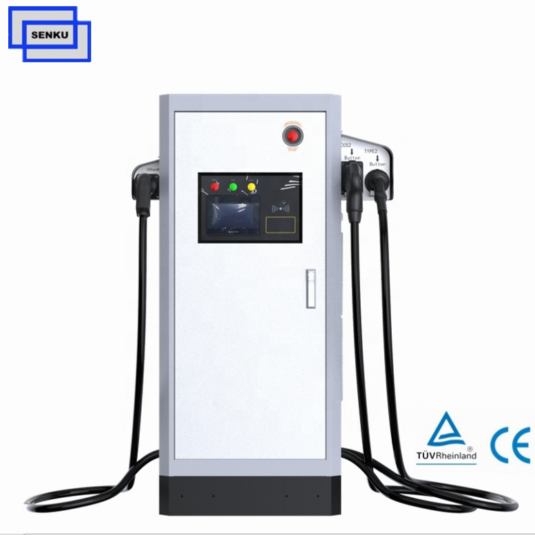 150V-550VDC 60KW CCS Type2 CHAdeMO DC EV Charger