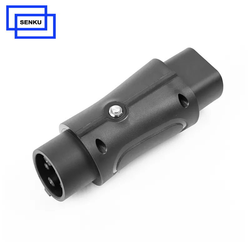 Electric Car 32A Type 2 to Type1 Adapter