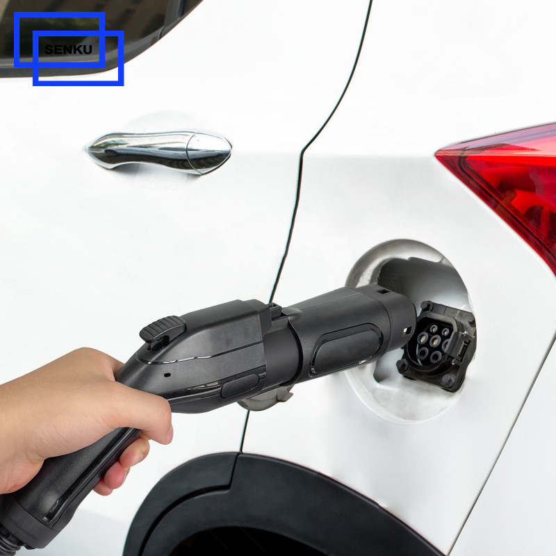 EV Charging 32A J1772 Type 1 to Type 2 Adapter