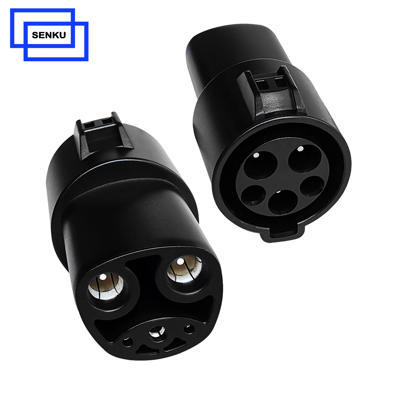 EV Charging 60A Type 1 J1772 to Tesla Adapter