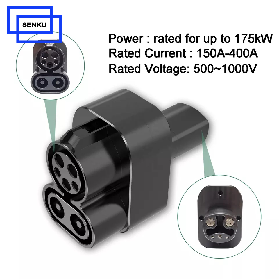 400A Fast Charging DC Type 1 CCS to Tesla Adapter
