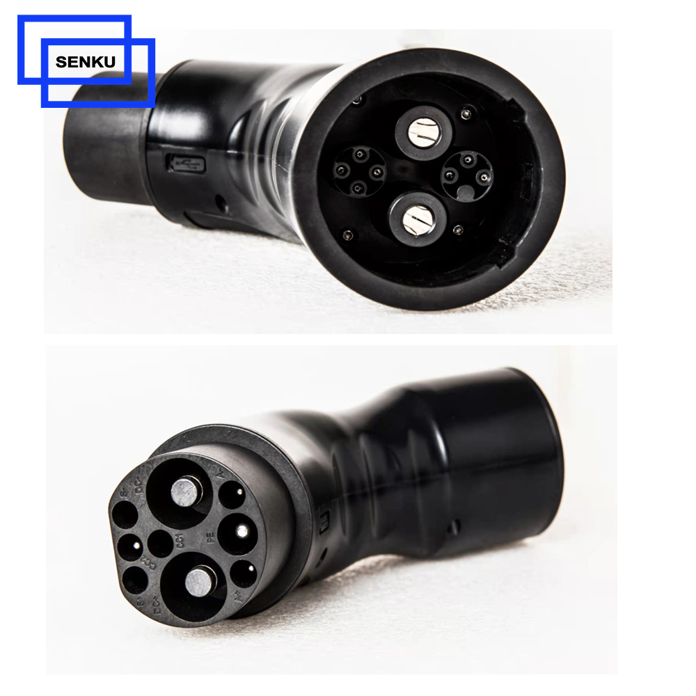 Electric Car 125A CHADEMO Plug to GBT Adaptor