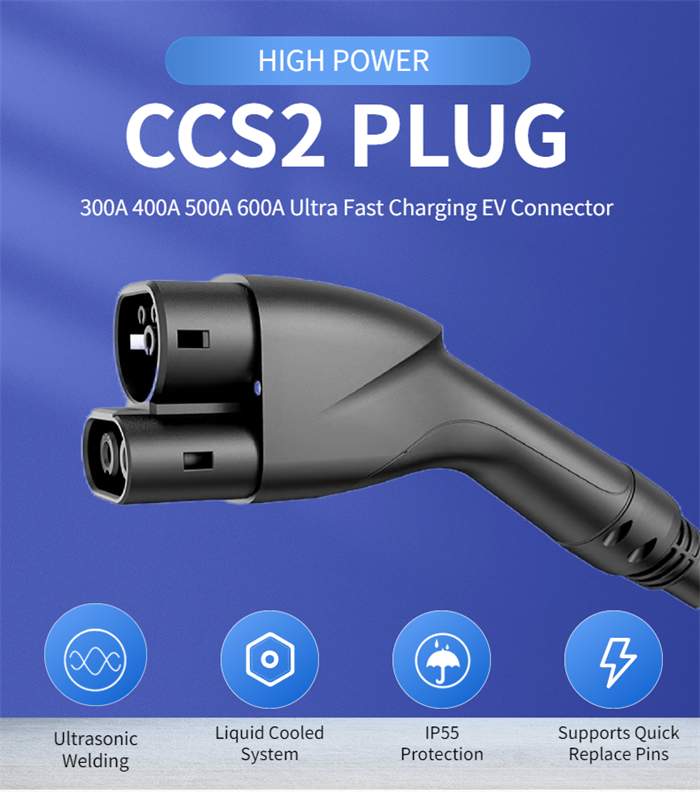 300A Liquid Combo 2 EV Charging Cable