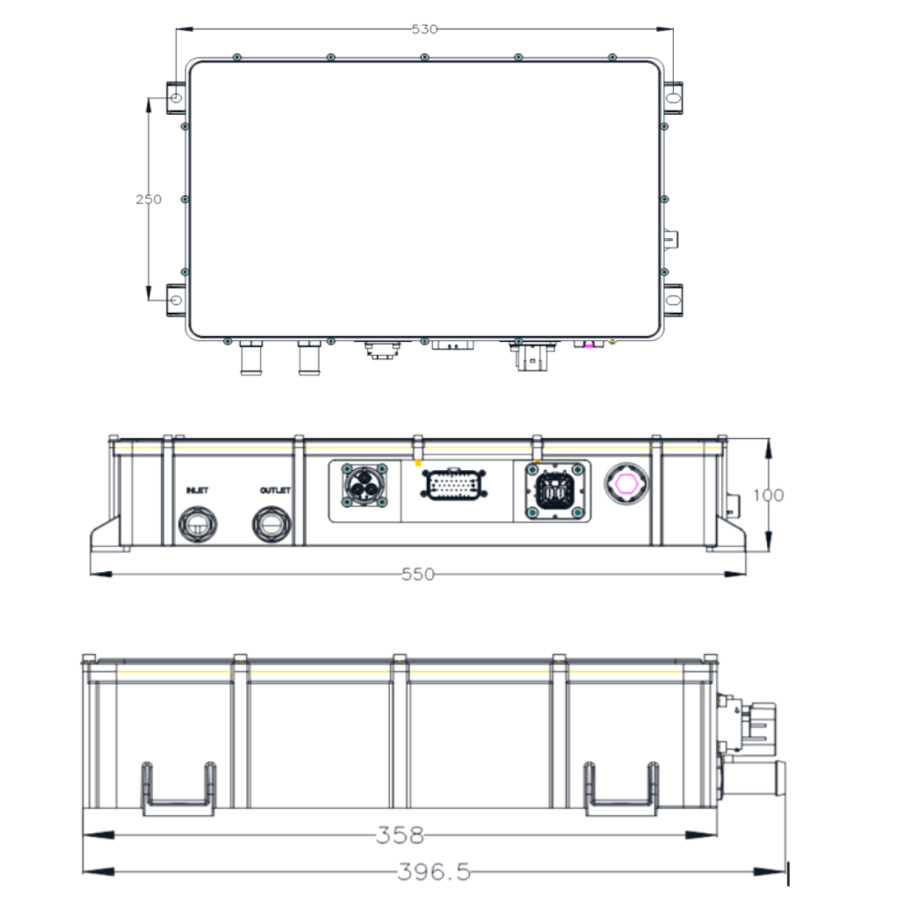 3Phase 20KW Series AC to DC EV OBC Charger