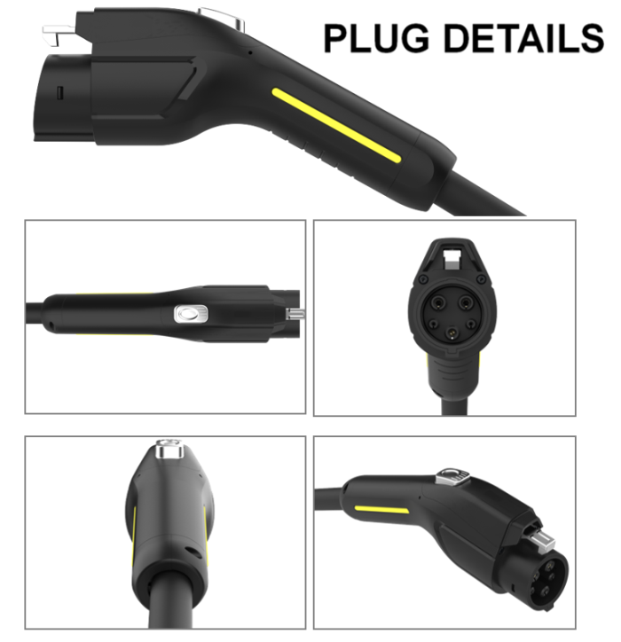 V2 16A 32A J1772 Car Charging Plug