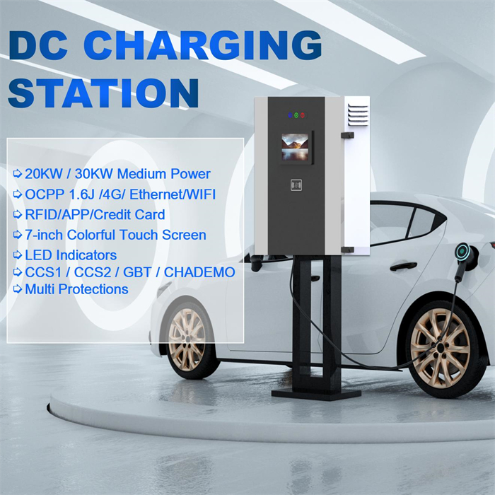 30KW CCS2 DC Electric Car Stations