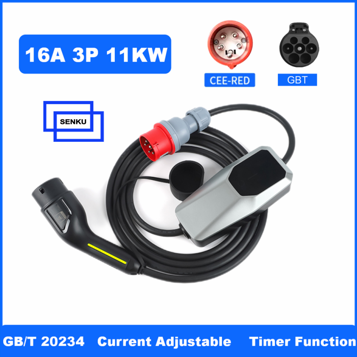 16A 11KW GBT AC Portable Level 2 Charger