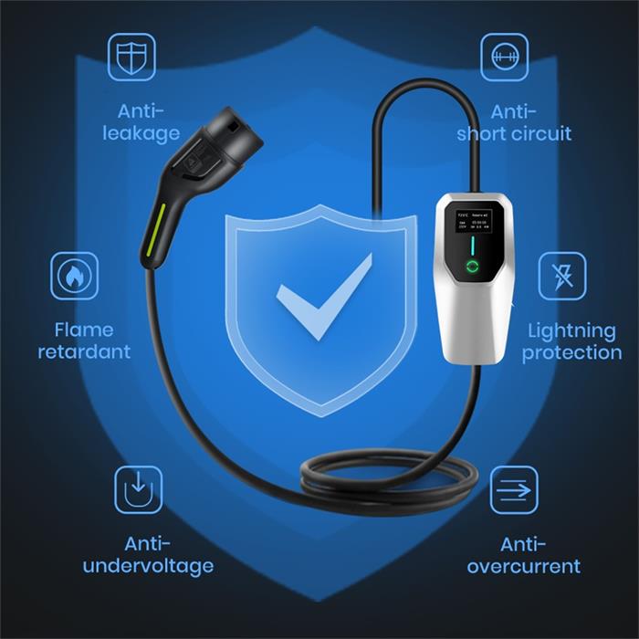 16A 11KW GBT AC Portable Level 2 Charger