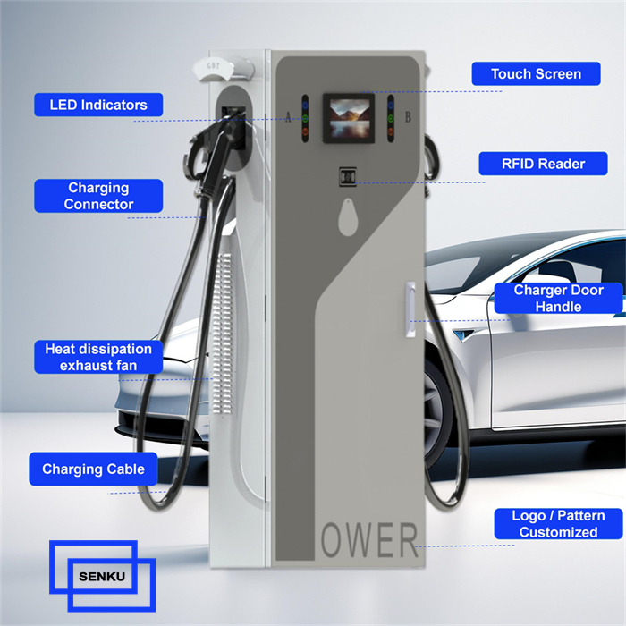 80KW CCS1 Electric Car Charger Port