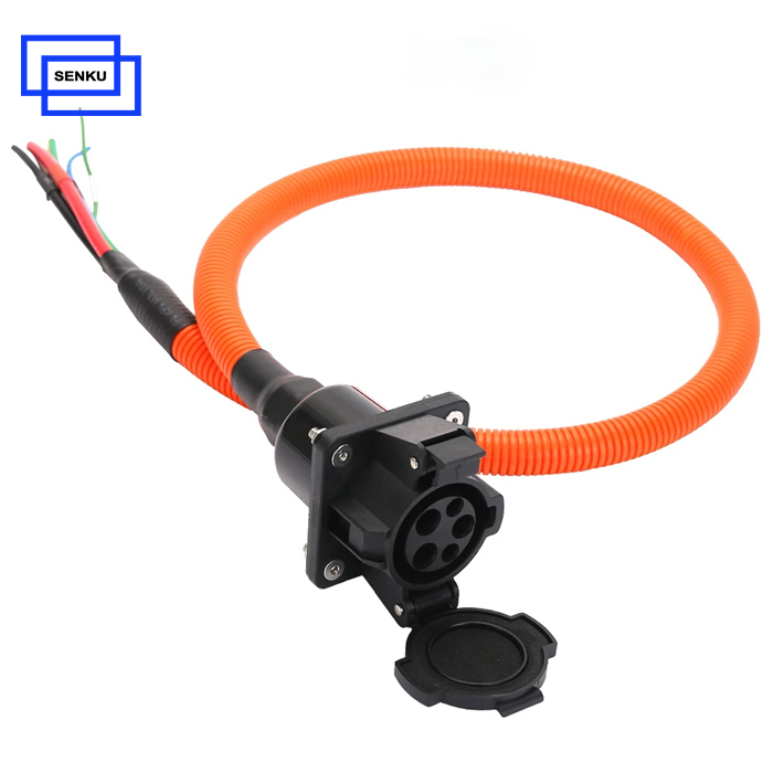 Eletric Car 16A Sae J1772 Socket