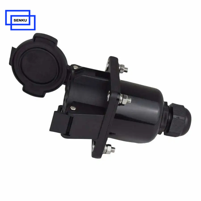 50A 240V AC Ev Charging Inlet Type1