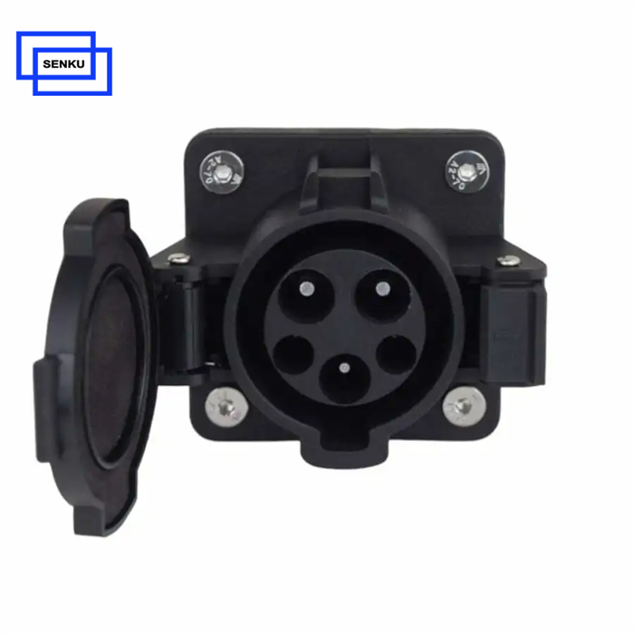 80A 240V AC Ev Charging Socket Type1