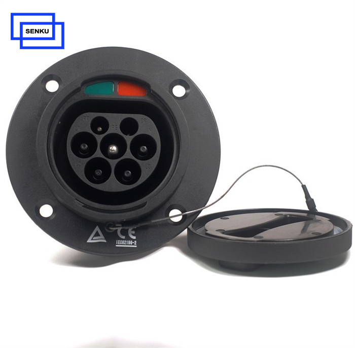 16A 250V Type 2 EV Charging Inlet