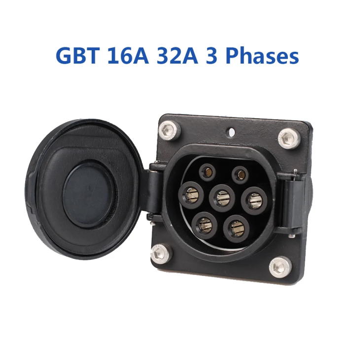 16A 440V AC Electric Car Charging Socket