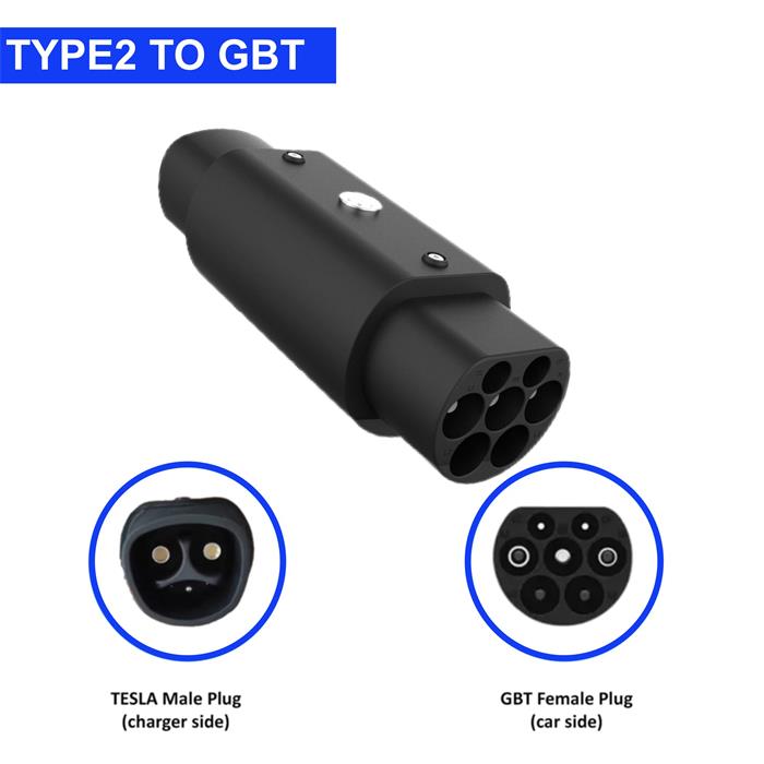 EV Charging 32A Type 2 to GBT Adapter