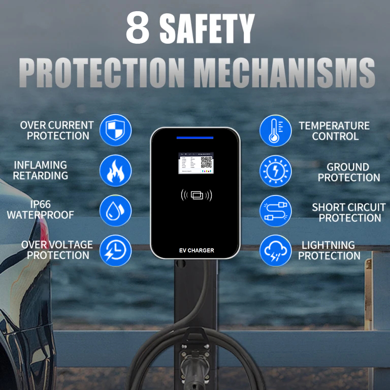 Type 1 32A 7KW Ev Home Charger