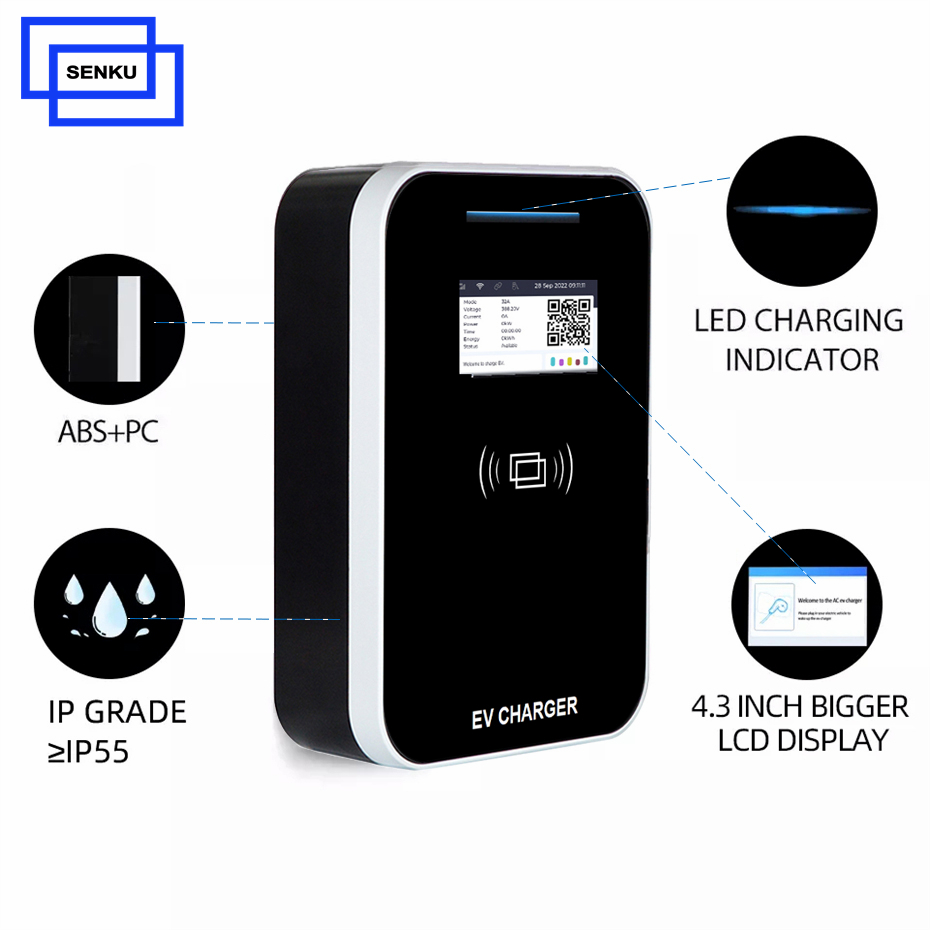 Type 1 9.6KW 40A J1772 Home Charging Station