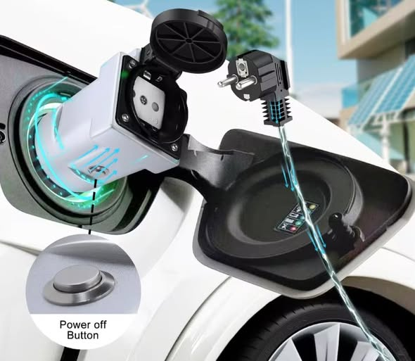 16 Amp V2L Adapter For MG4 Electric Vehicles